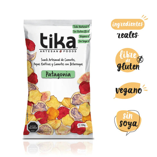 TIKA VEGGIE CHIPS PATAGONIA 150GR