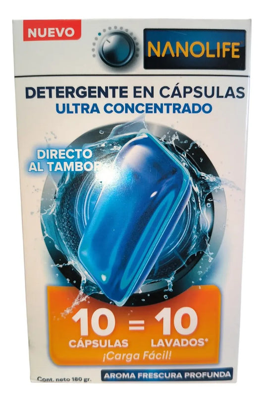 NANOLIFE DETERGENTE EN CAPSULAS 10un