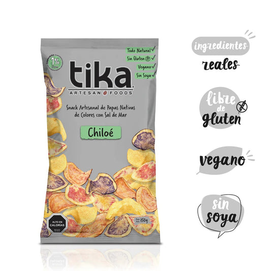 TIKA VEGGIE CHIPS CHILOE 150GR