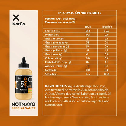 NOT MAYO ESPECIAL SAUCE 315GR