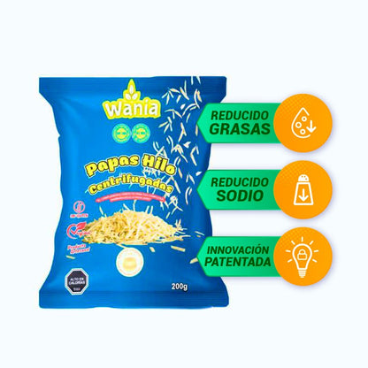 WANIA PAPAS HILO CENTRIFUGADAS SIN GLUTEN VEGANO 200G