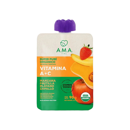 AMA PURÉ VITAMINA A+C ORGANICO 90G