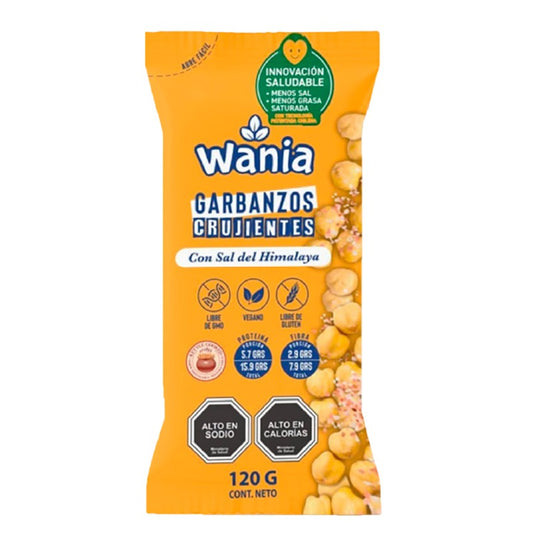 WANIA GARBANZOS CRUJIENTES CON CURRY MASALA SIN GLUTEN VEGANO 120G
