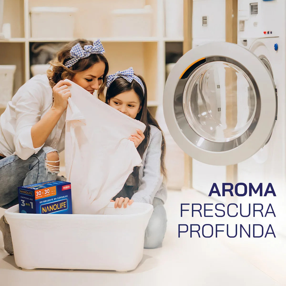 NANOLIFE DETERGENTE PARA ROPA LIQUIDO CAPSULAS 3 EN 1