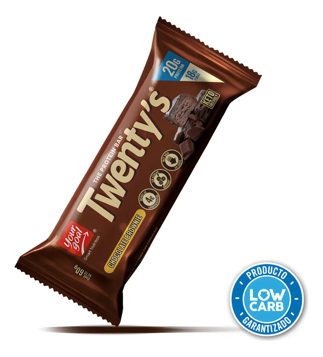 PROTEIN  BAR CHOCOLATE BROWNIE SIN GLUTEN  60g 4un Liquidacion 03.07.2026