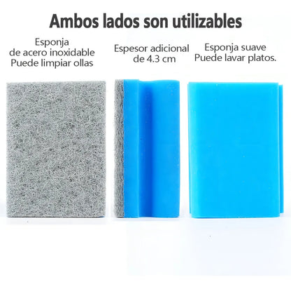 AILEDA PACK 3X ESPONJA PARA COCINA DOBLE CARA