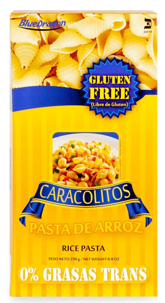 PASTA CARACOLITOS SIN GLUTEN BLUE DRAGON 250GR