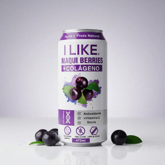 I Like Agua Saborizada + Colageno Sin Gluten 473ml MAQUI BERRIES
