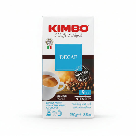 KIMBO CAFE GRANO MOLIDO DESCAFEINADO 250GR
