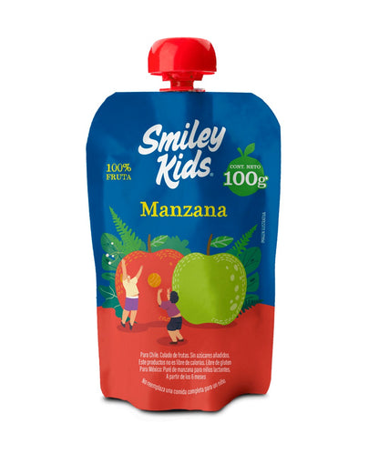 SMILEY KIDS COMPOTA ORGANICA MANZANA 100GR