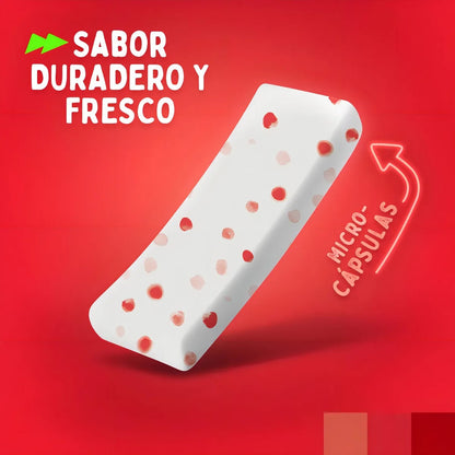 Chicle Trident® Sabor Frutilla Sin Azúcar Pack 18X