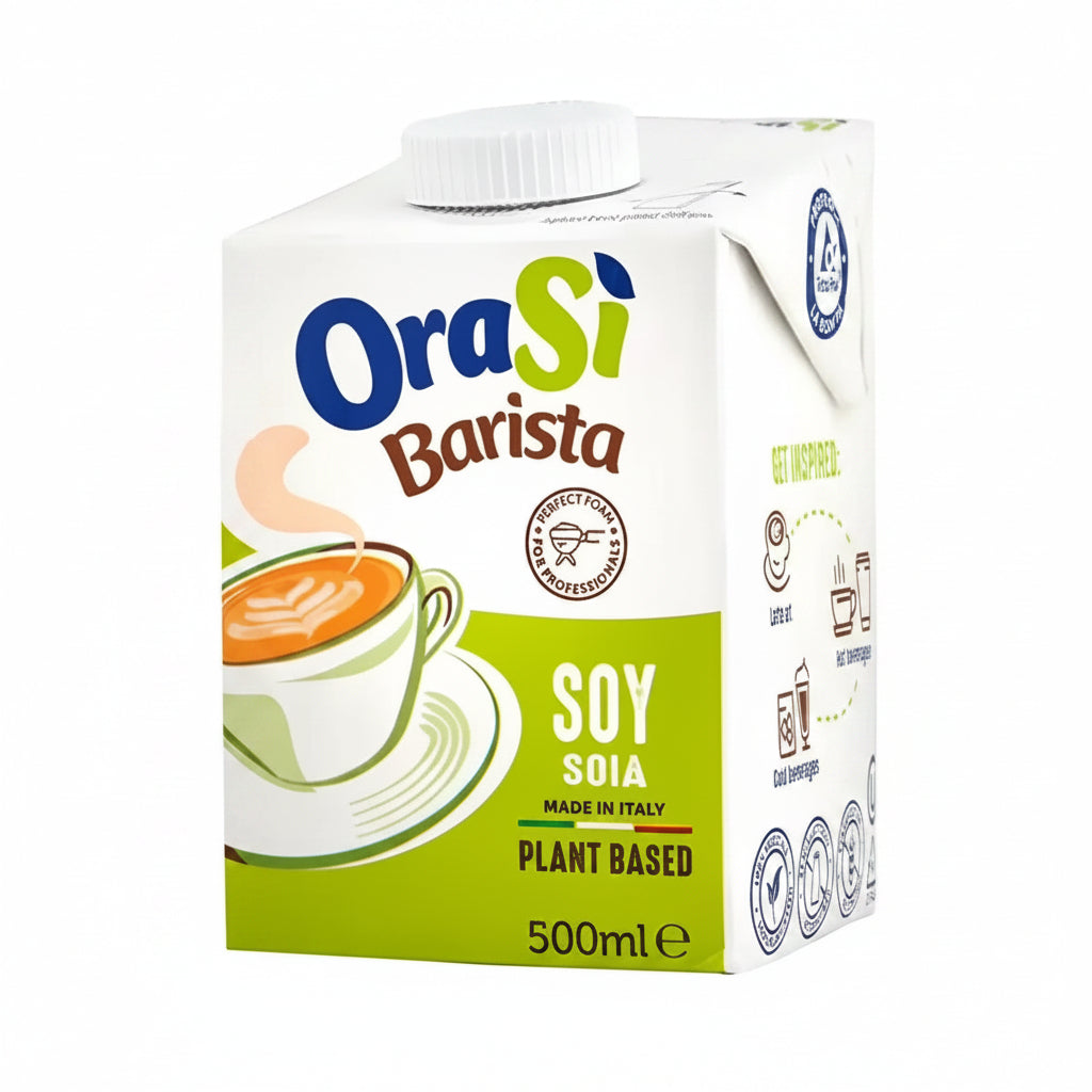 ORASI LECHE VEGETAL BARISTA SOYA 500ML SIN GLUTEN
