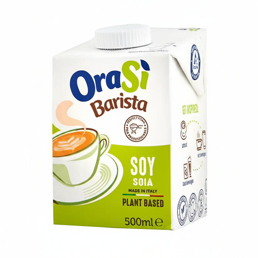 ORASI LECHE VEGETAL BARISTA SOYA 500ML SIN GLUTEN