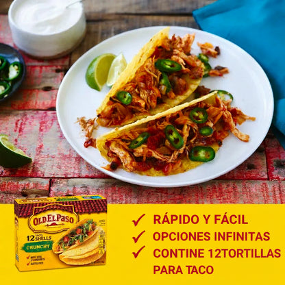 OLD EL PASO TORTILLAS PARA TACOS SIN GLUTEN 130G Liquidación 29.08.2026