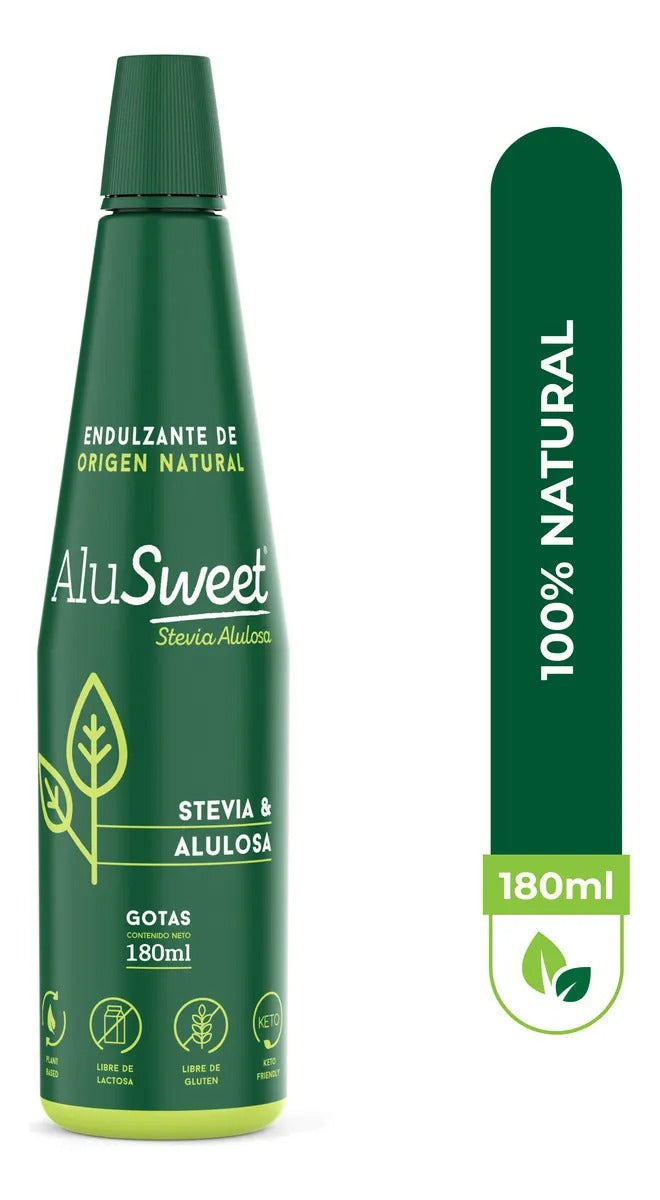 ALUSWEET STEVIA ALULOSA GOTAS 180ML