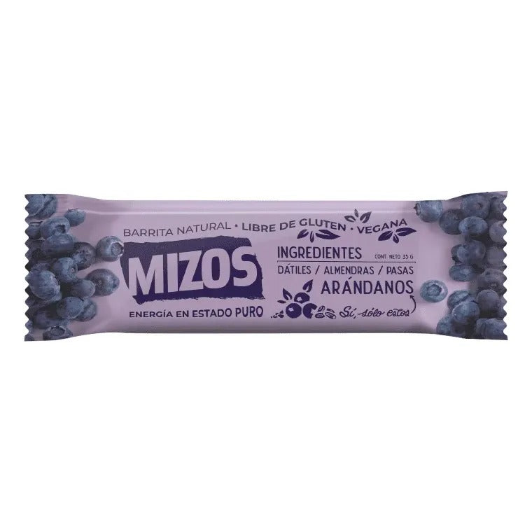MIZOS PACK 18X BARRITA PROTEINA ARANDANO 35GR