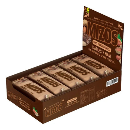 MIZOS PACK 18X BARRA PROTEINA DATILES Y MANI 35GR