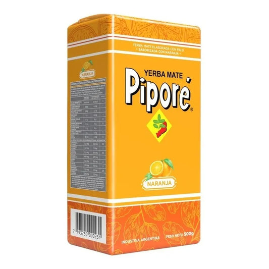 PIPORÉ YERBAMATE NARANJA SIN GLUTEN 500GRS