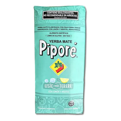 PIPORÉ YERBAMATE TERERÉ LIMON/MENTA SIN GLUTEN 500GRS