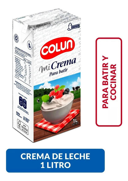 COLUN CREMA PARA BATIR 1LT SIN GLUTEN