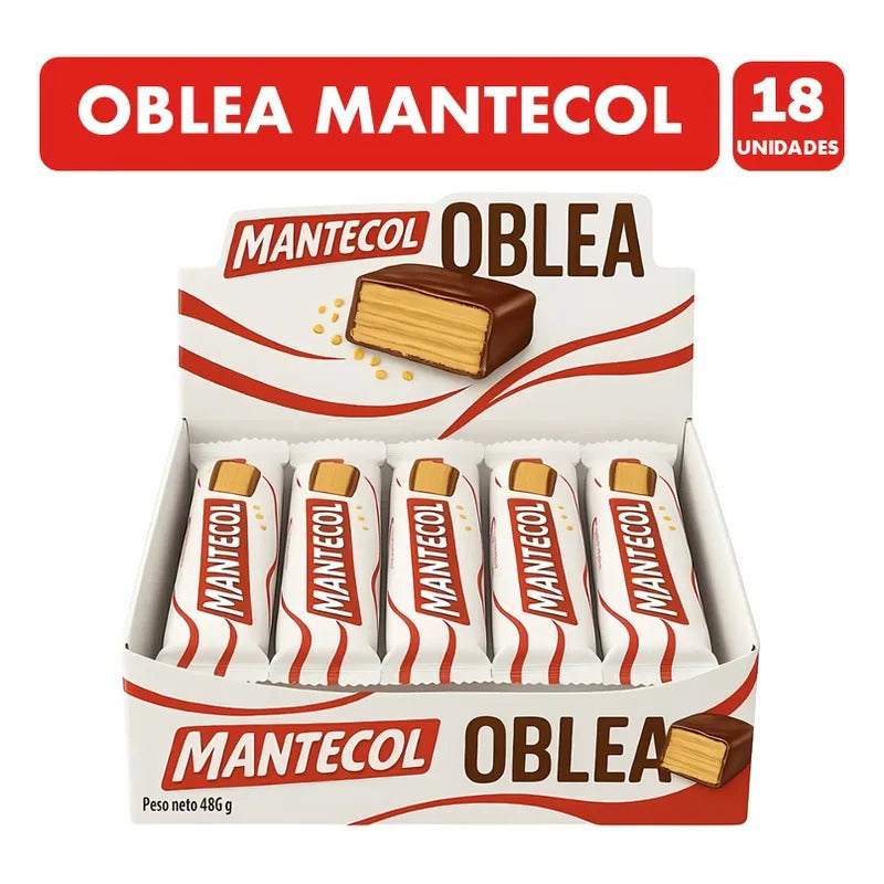 DISPLAY 18X OBLEA MANTECOL 27GR