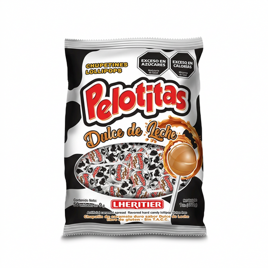 LHERITIER BOLITAS DULCE DE LECHE SIN GLUTEN 50un