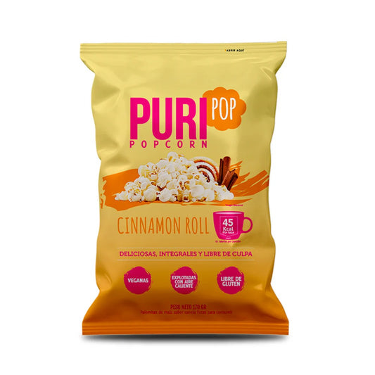 ¡OFERTA! PURI POPCORN CINNAMON ROLL FAMILIAR 170GR Liquidación 30/12/2025