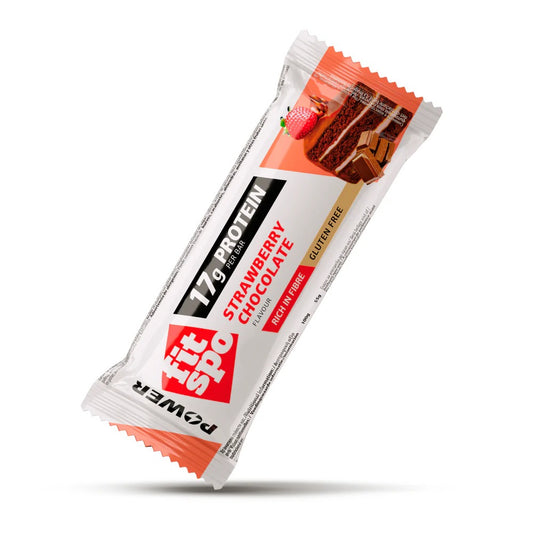 FITSPO BARRA DE PROTEINA FRUTILLA Y CHOCOLATE 55G SIN GLUTEN