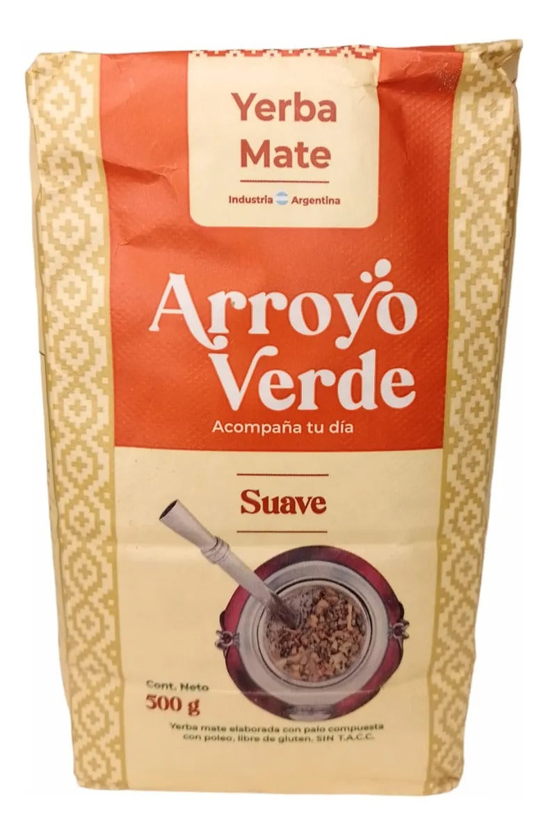 Yerba Mate Arroyo Verde Suave 500g Poleo