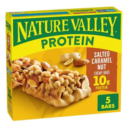 NATURE VALLEY PROTEIN SALTED CARALEML SIN GLUTEN 5UN 200G Liquidación 09.10.2026