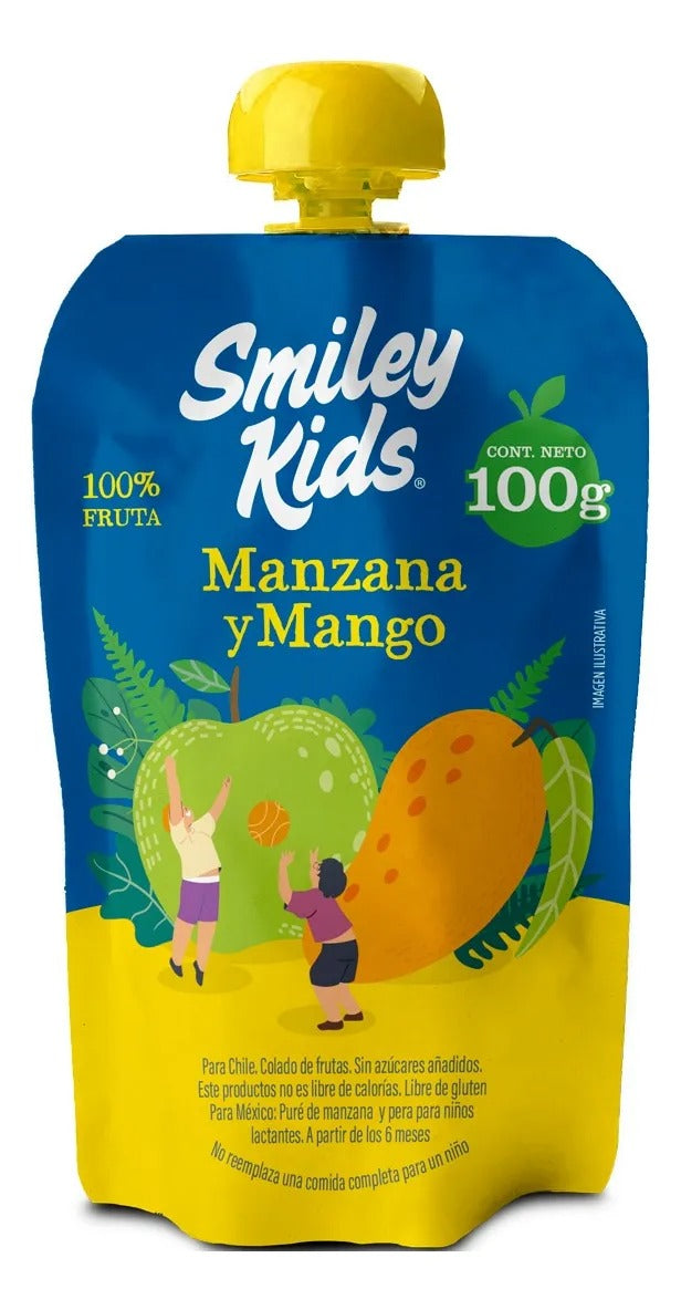 SMILEY KIDS PACK 24X COMPOTAS MIX VARIEDADES 100GR