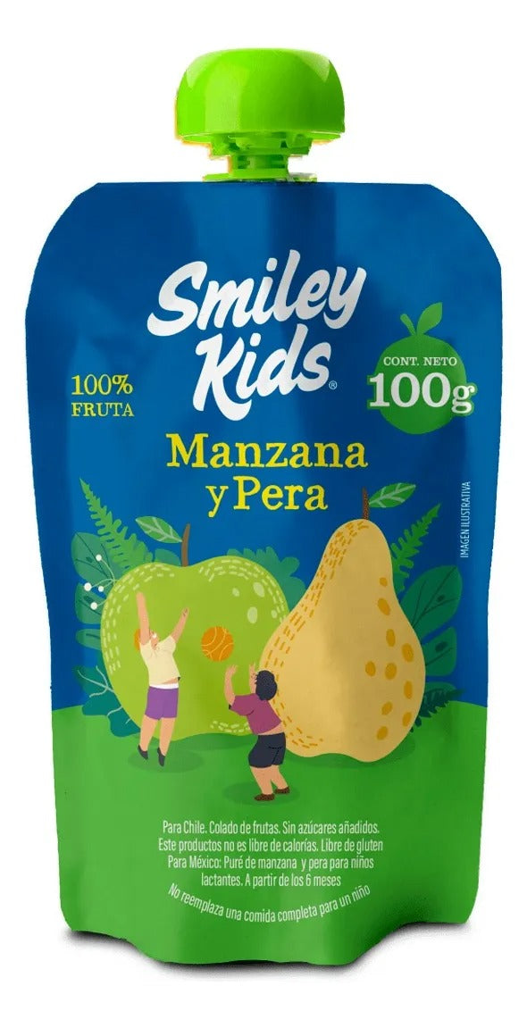 SMILEY KIDS PACK 24X COMPOTAS MIX VARIEDADES 100GR