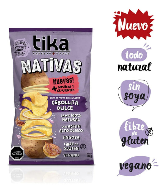 Papas Fritas Tika Nativas 150g Cebollita Dulce