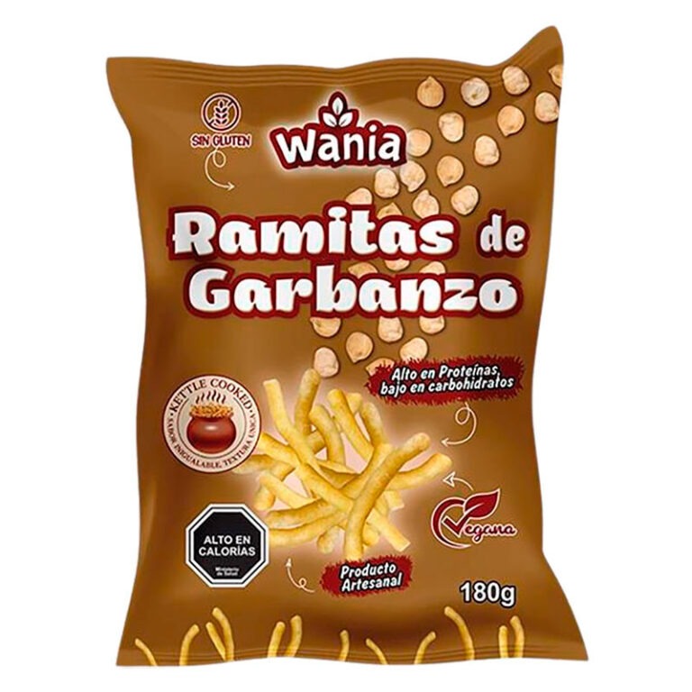 WANIA RAMITAS DE GARBANZO ORIGINAL SIN GLUTEN VEGANO 180GR