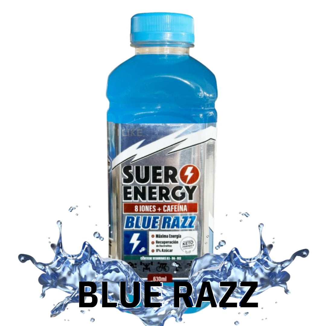 Bebida Hidratante Suero 8 Iones con Cafeína + Guaraná y Vitaminas B3, B6, B12 – 630ml