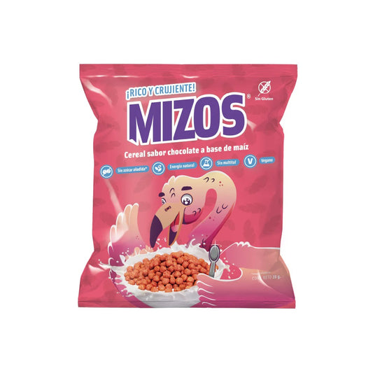 MIZOS CEREAL INDIVIDUAL SABOR FRUTILLA 20GR