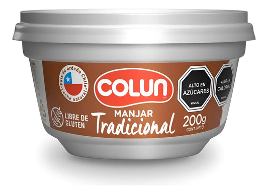 COLUN Manjar Tradicional Pote 200 g SIN GLUTEN