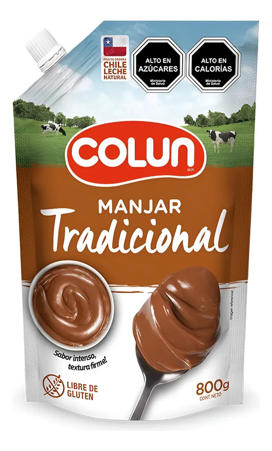 COLUN Manjar Tradicional Doypack 800g SIN GLUTEN