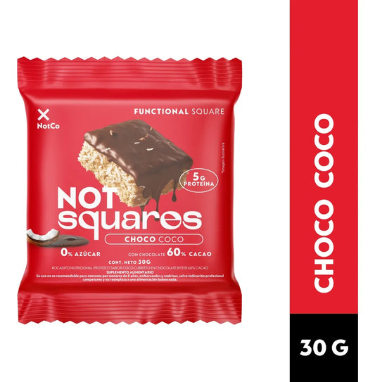 NOT SQUARE CHOCO COCO 30GR