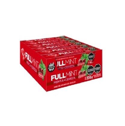 DISPLAY 12X FULLMINT MENTA CEREZA GEORGALOS SIN GLUTEN 28GR