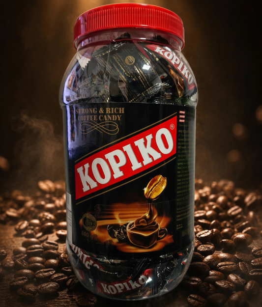 DULCES DE CAFÉ NEGRO KOPIKO 600GR - 75 BOLSITAS 8GR SIN GLUTEN