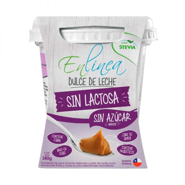 Manjar Dulce de Leche Sin Lactosa Sin Azúcar 380 gr – En Linea