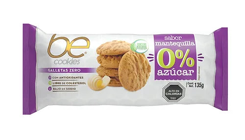 Bé Cookies Galletas Mantequilla 0% Azúcar 135g