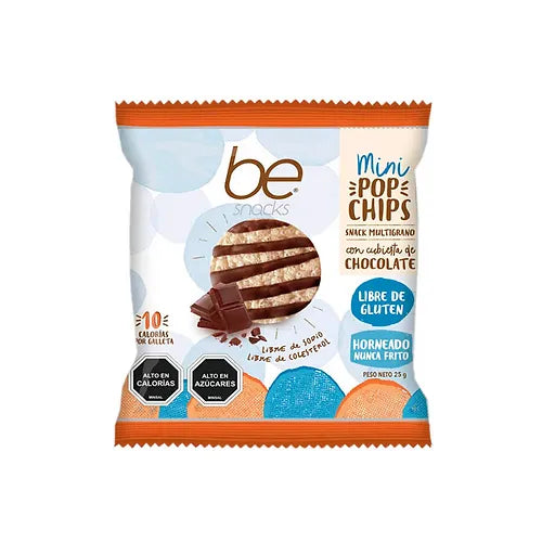 Be Snack Mini pops multigrano con cubierta de Chips Chocolate 25g