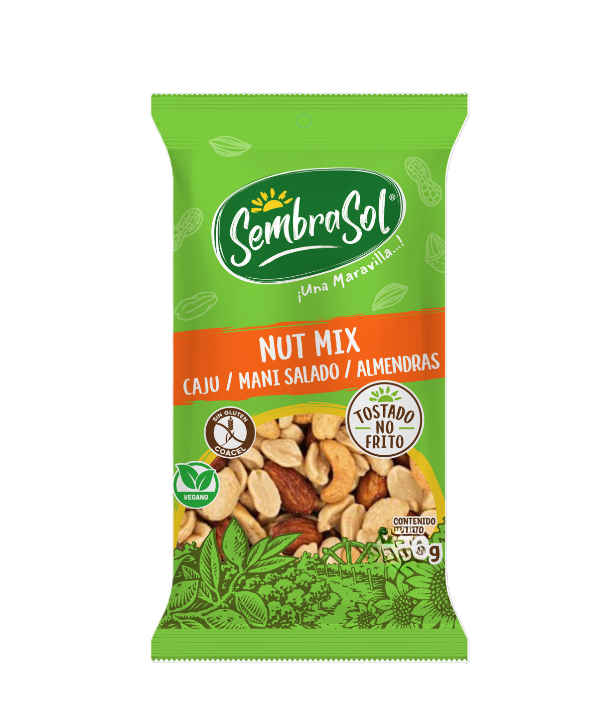 NUT MIX FRUTOS SECOS SIN GLUTEN 80g