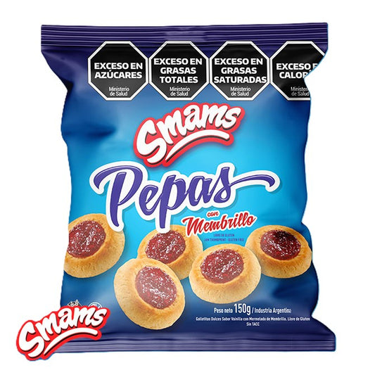 GALLETAS PEPAS MEMBRILLO SIN GLUTEN 150g